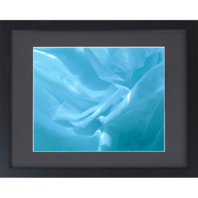 Blue Abstract Art Framed