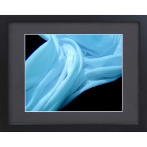 Framed Abstract Art - Blue and Black