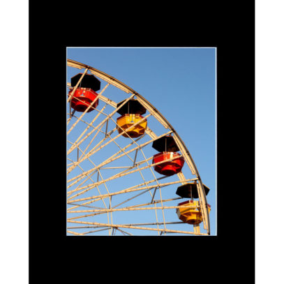 Matted Framed Ferris Wheel Art