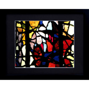 Framed Colorful Wall Art - Stained Glass