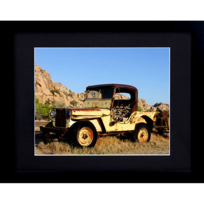 Jeep Art Photography Framed