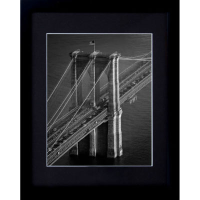 Brooklyn Bridge Black and White Framed