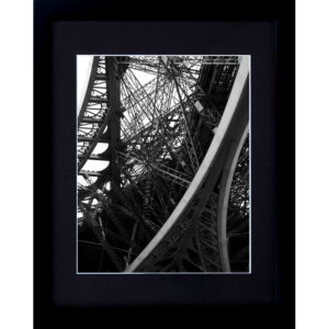 Paris Wall Decor - Eiffel Underside Black and White Framed