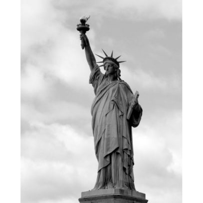 Statue of Liberty Black and White