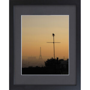 Overlooking Paris Framed