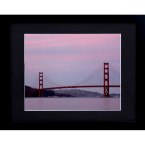 Matted Golden Gate Bridge Photograph