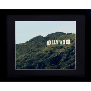 Hollywood Sign Art Photograph Framed