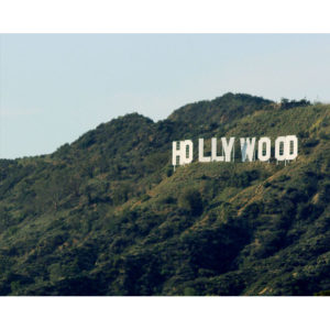 Hollywood Sign Art Photograph