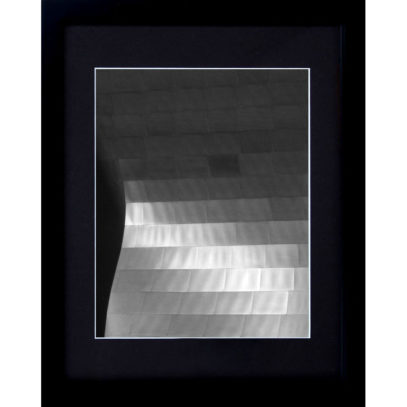 Metallic Wave - Los Angeles Architecture Art  Framed