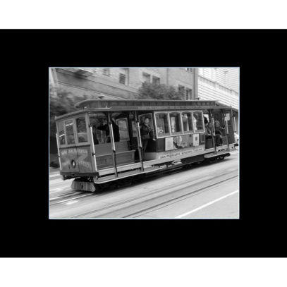 Matted San Francisco Trolley Fine Art Photograph