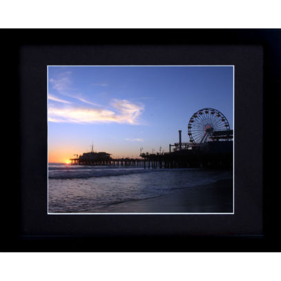 Santa Monica Art Photography Framed