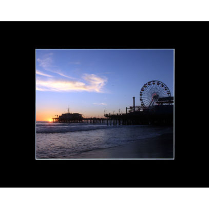 Santa Monica Art Photography Matted