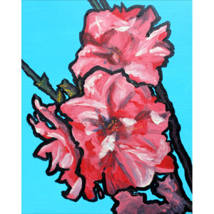 Peach Bloom Painting