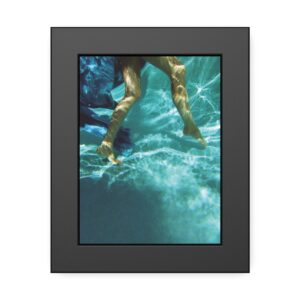 Underwater Legs Framed Art | Pool Photography, Blue Water Wall Art